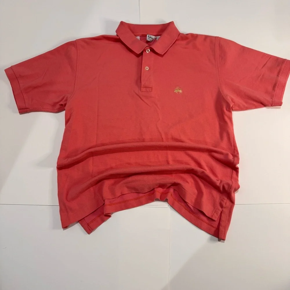 Brooks Brothers Vintage Coral Polo Shirt - Picture 1 of 7